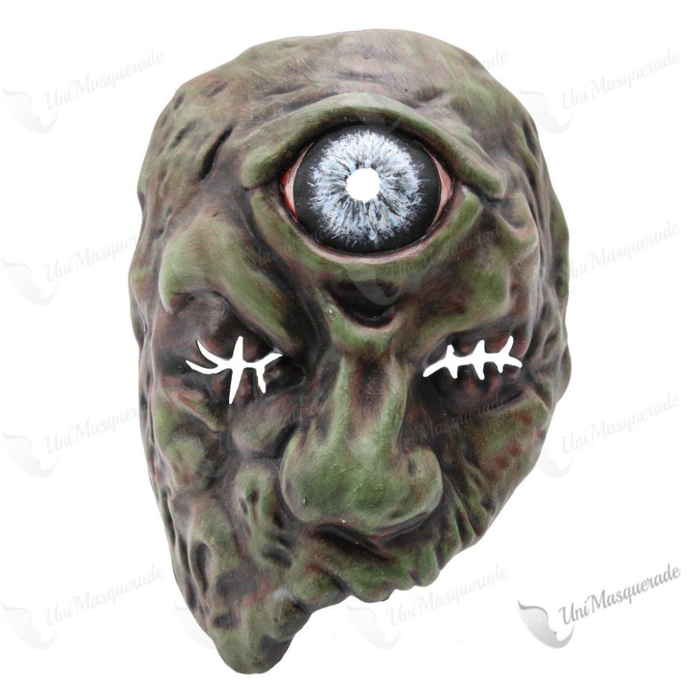 Scary Mutant Monster Alien Costume Third Eye Mask